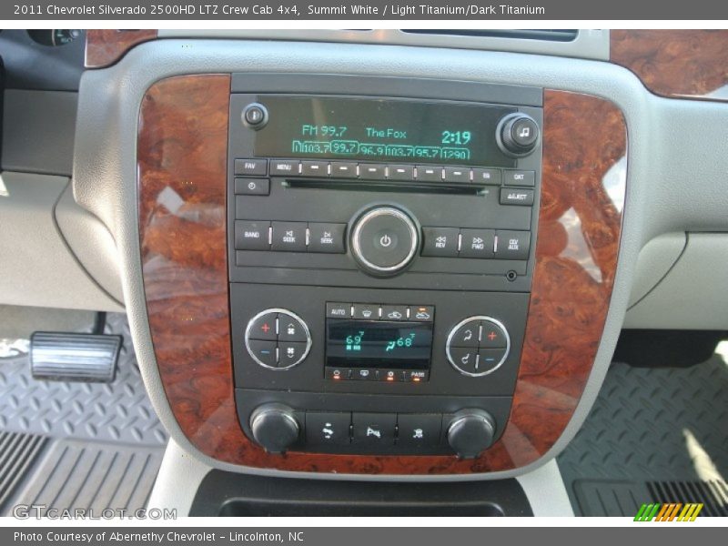 Summit White / Light Titanium/Dark Titanium 2011 Chevrolet Silverado 2500HD LTZ Crew Cab 4x4