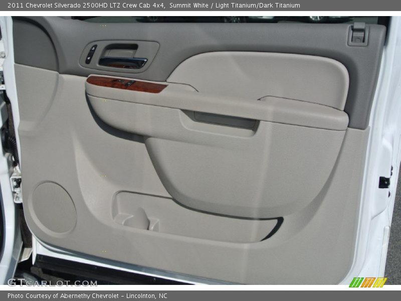 Summit White / Light Titanium/Dark Titanium 2011 Chevrolet Silverado 2500HD LTZ Crew Cab 4x4