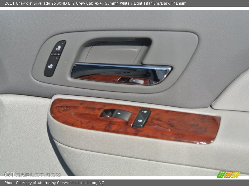 Summit White / Light Titanium/Dark Titanium 2011 Chevrolet Silverado 2500HD LTZ Crew Cab 4x4