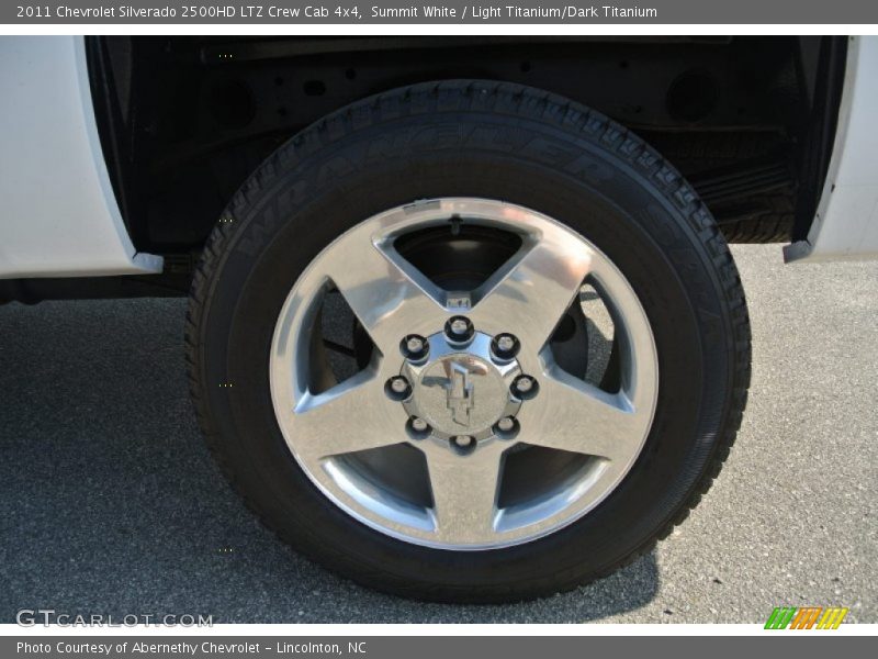 Summit White / Light Titanium/Dark Titanium 2011 Chevrolet Silverado 2500HD LTZ Crew Cab 4x4