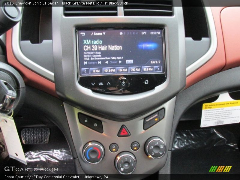 Controls of 2015 Sonic LT Sedan