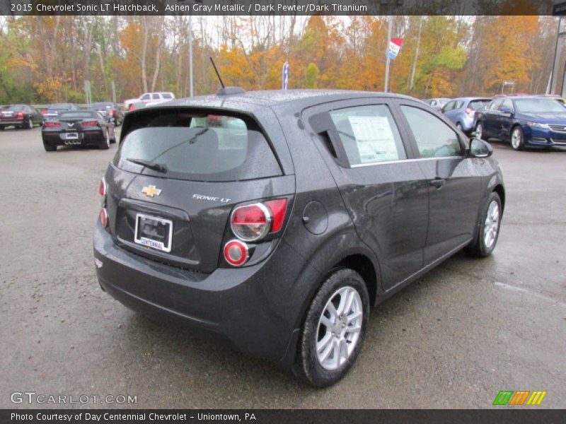 Ashen Gray Metallic / Dark Pewter/Dark Titanium 2015 Chevrolet Sonic LT Hatchback