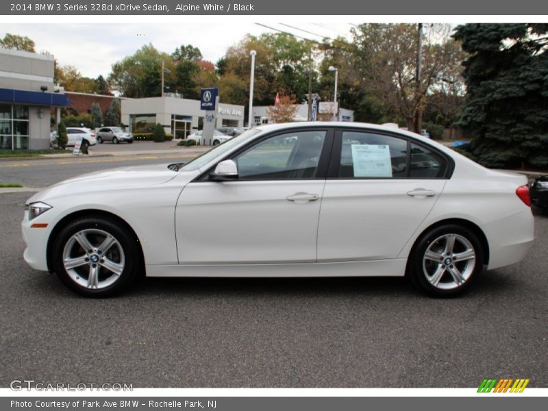 Alpine White / Black 2014 BMW 3 Series 328d xDrive Sedan