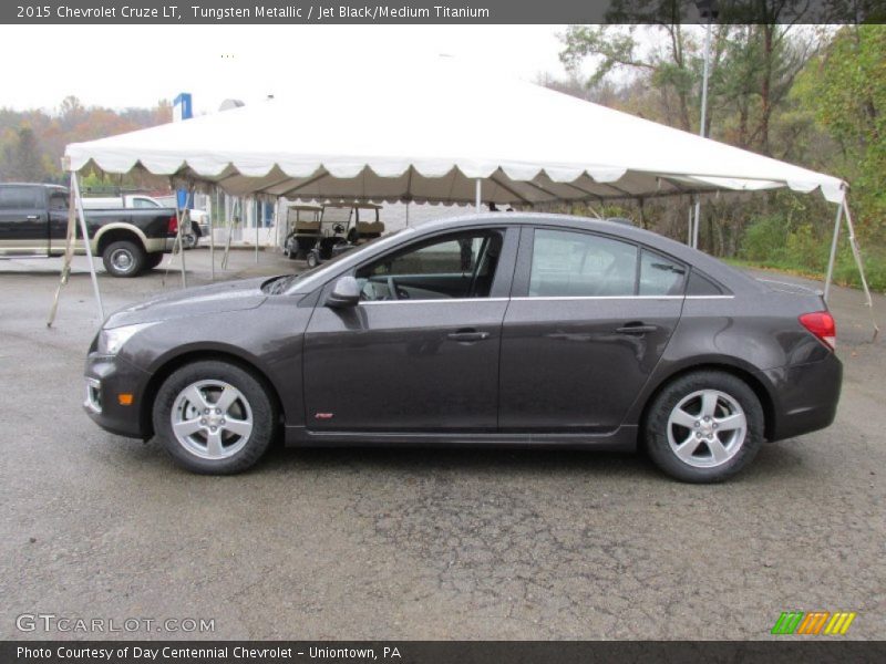 Tungsten Metallic / Jet Black/Medium Titanium 2015 Chevrolet Cruze LT