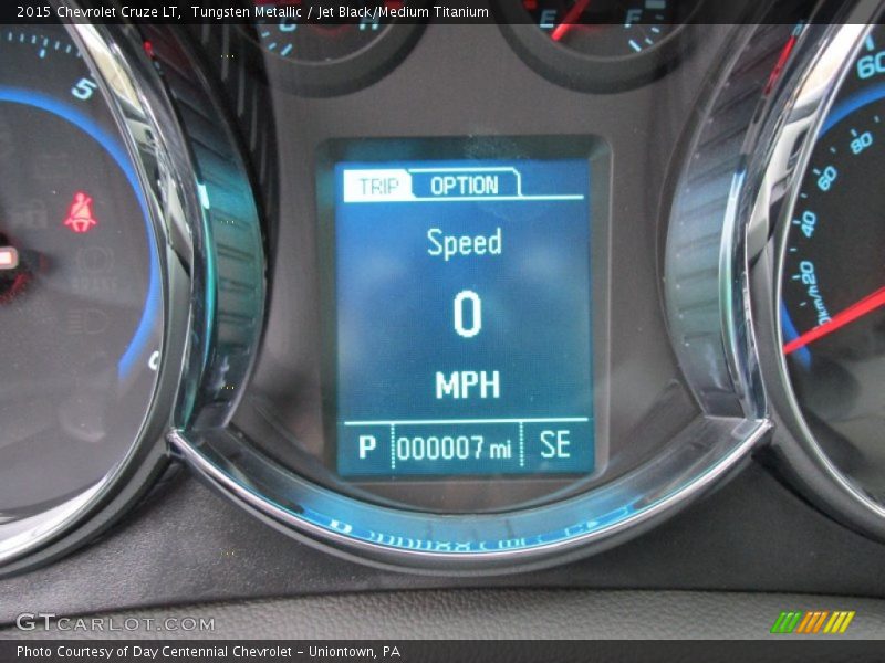 Tungsten Metallic / Jet Black/Medium Titanium 2015 Chevrolet Cruze LT