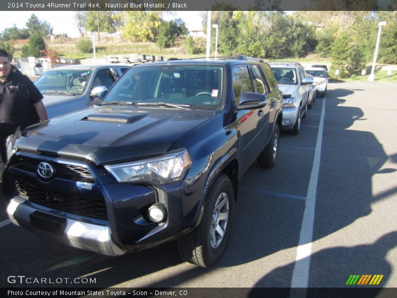 Nautical Blue Metallic / Black 2014 Toyota 4Runner Trail 4x4