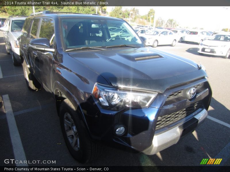 Nautical Blue Metallic / Black 2014 Toyota 4Runner Trail 4x4