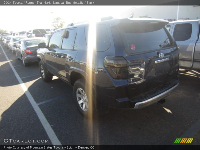 Nautical Blue Metallic / Black 2014 Toyota 4Runner Trail 4x4