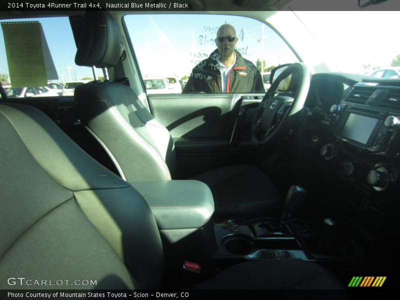 Nautical Blue Metallic / Black 2014 Toyota 4Runner Trail 4x4