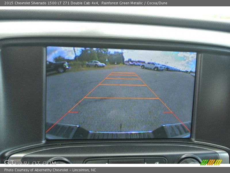 Rainforest Green Metallic / Cocoa/Dune 2015 Chevrolet Silverado 1500 LT Z71 Double Cab 4x4