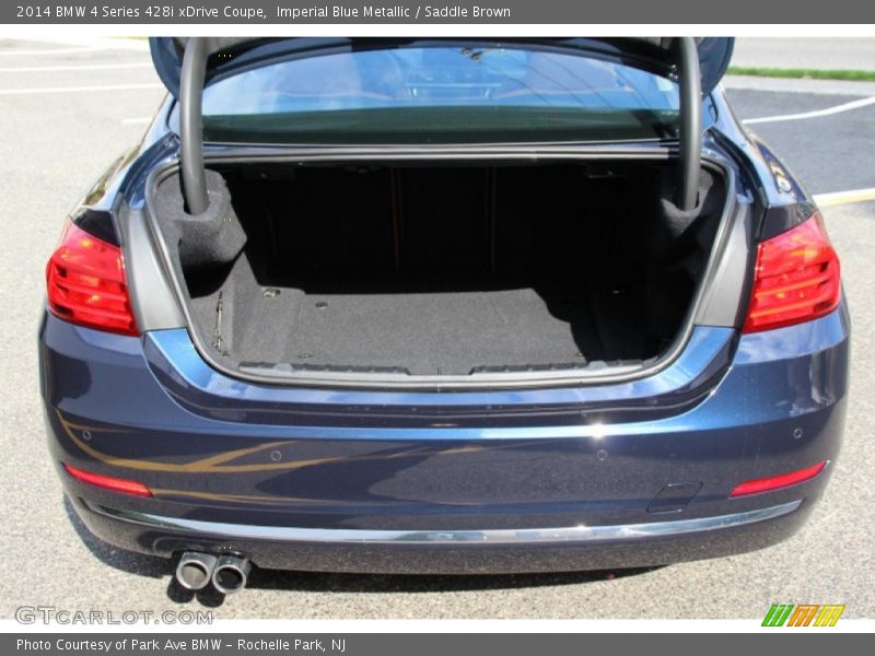 Imperial Blue Metallic / Saddle Brown 2014 BMW 4 Series 428i xDrive Coupe