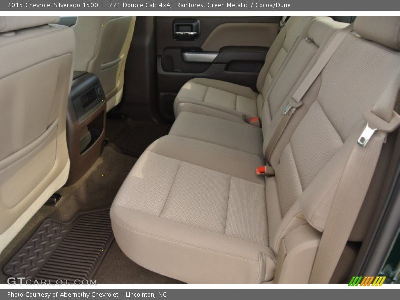 Rainforest Green Metallic / Cocoa/Dune 2015 Chevrolet Silverado 1500 LT Z71 Double Cab 4x4