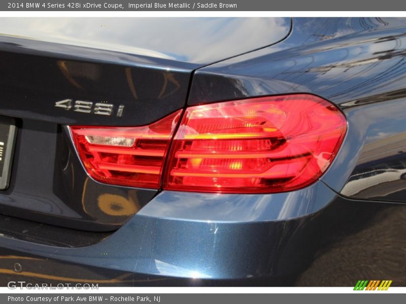 Imperial Blue Metallic / Saddle Brown 2014 BMW 4 Series 428i xDrive Coupe
