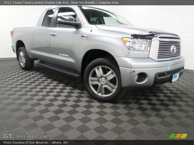 Silver Sky Metallic / Graphite Gray 2011 Toyota Tundra Limited Double Cab 4x4