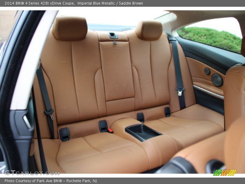 Imperial Blue Metallic / Saddle Brown 2014 BMW 4 Series 428i xDrive Coupe