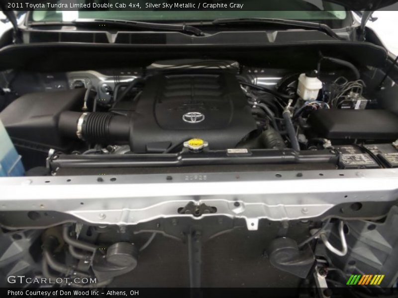 Silver Sky Metallic / Graphite Gray 2011 Toyota Tundra Limited Double Cab 4x4