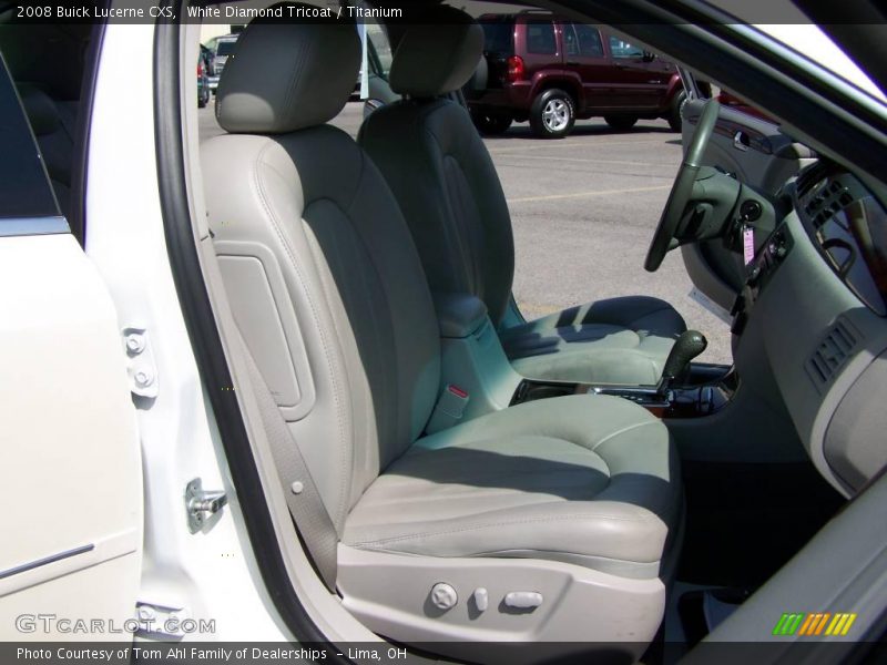 White Diamond Tricoat / Titanium 2008 Buick Lucerne CXS