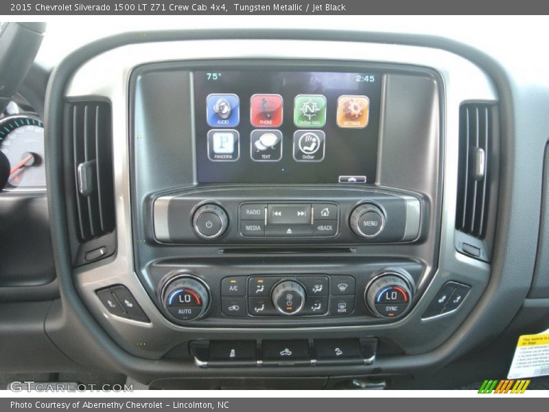 Controls of 2015 Silverado 1500 LT Z71 Crew Cab 4x4