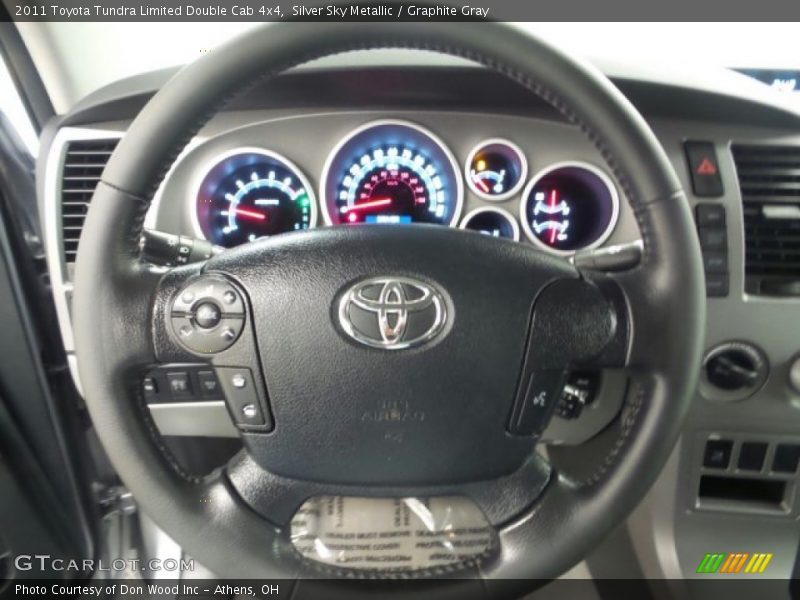 Silver Sky Metallic / Graphite Gray 2011 Toyota Tundra Limited Double Cab 4x4