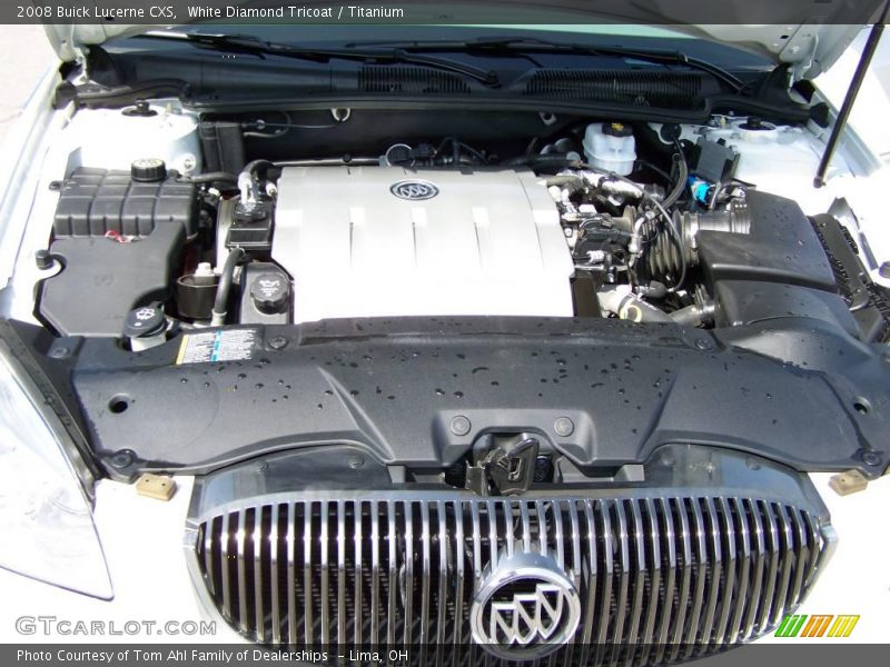 White Diamond Tricoat / Titanium 2008 Buick Lucerne CXS