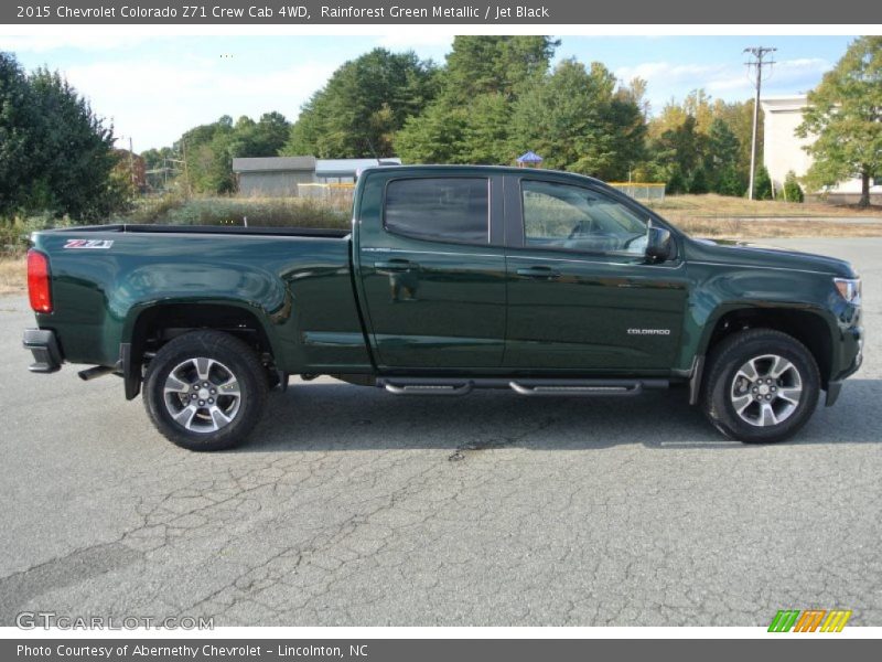  2015 Colorado Z71 Crew Cab 4WD Rainforest Green Metallic