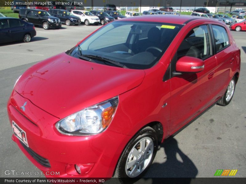 Infrared / Black 2015 Mitsubishi Mirage ES