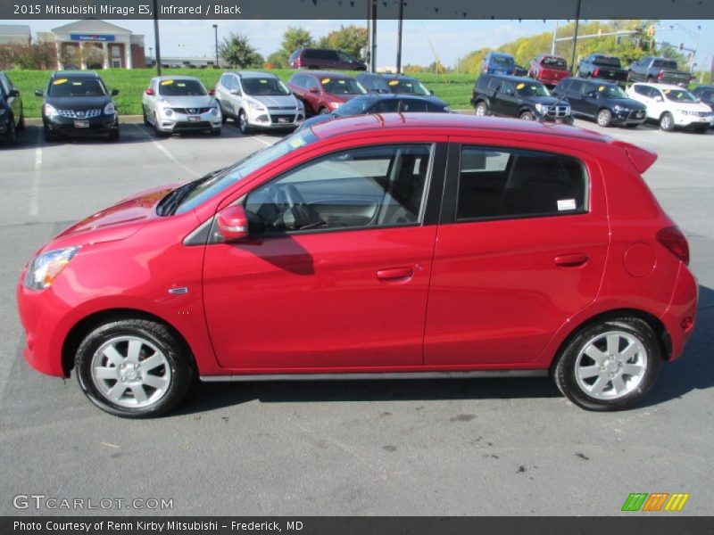 Infrared / Black 2015 Mitsubishi Mirage ES