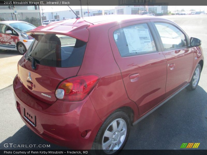 Infrared / Black 2015 Mitsubishi Mirage ES