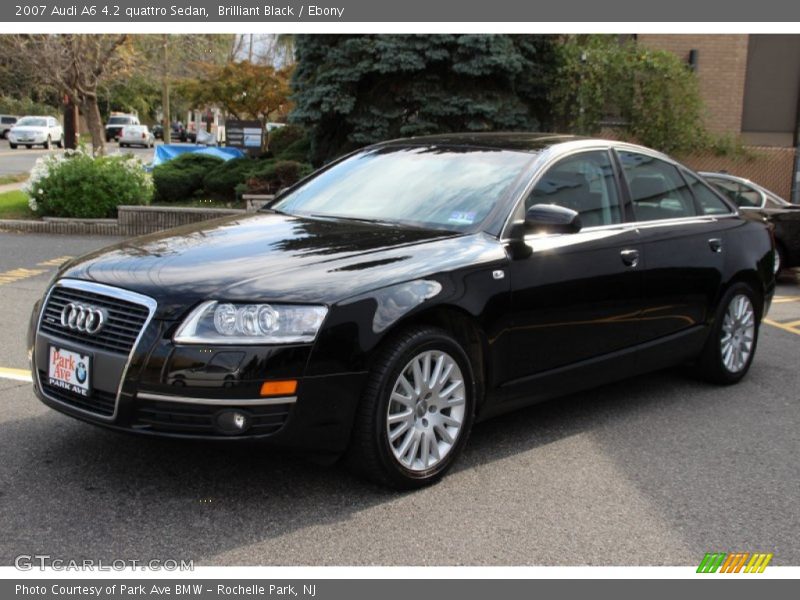 Brilliant Black / Ebony 2007 Audi A6 4.2 quattro Sedan