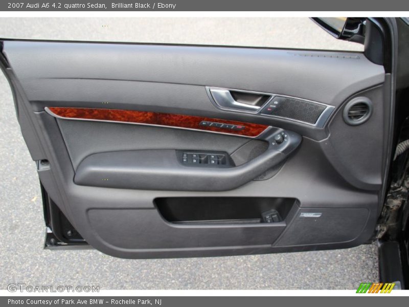 Brilliant Black / Ebony 2007 Audi A6 4.2 quattro Sedan