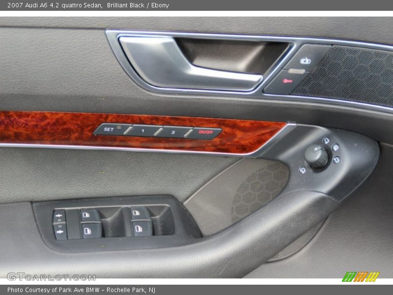 Brilliant Black / Ebony 2007 Audi A6 4.2 quattro Sedan