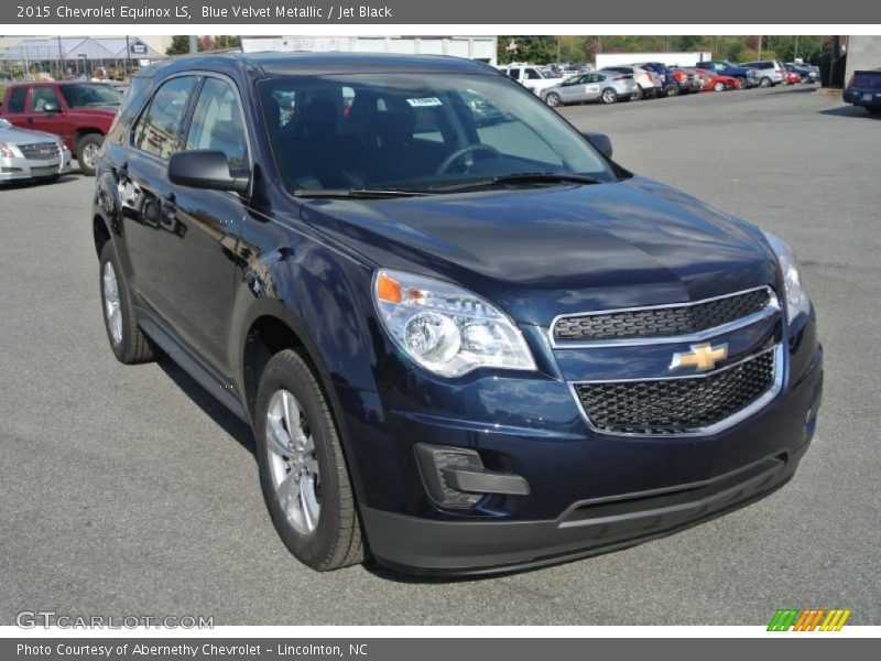 Blue Velvet Metallic / Jet Black 2015 Chevrolet Equinox LS