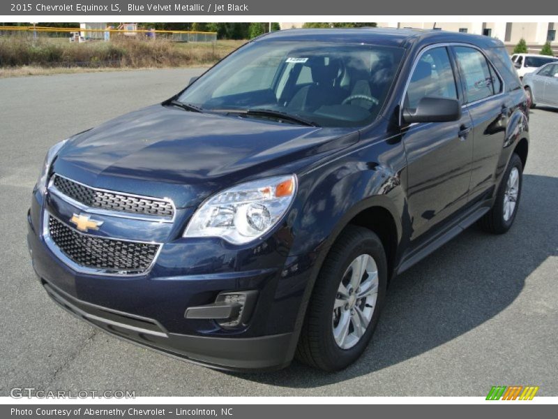 Blue Velvet Metallic / Jet Black 2015 Chevrolet Equinox LS