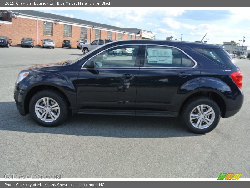 Blue Velvet Metallic / Jet Black 2015 Chevrolet Equinox LS