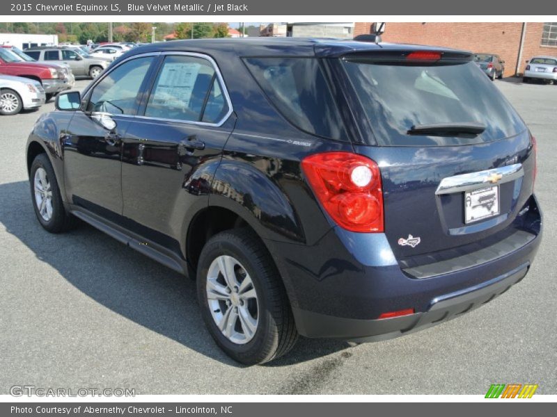 Blue Velvet Metallic / Jet Black 2015 Chevrolet Equinox LS