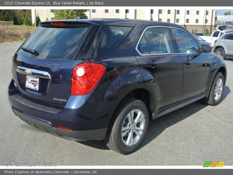 Blue Velvet Metallic / Jet Black 2015 Chevrolet Equinox LS