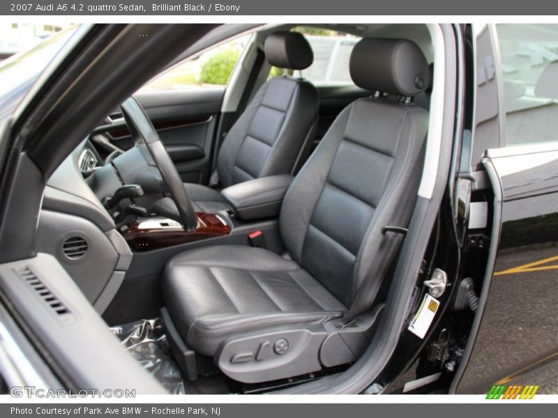 Brilliant Black / Ebony 2007 Audi A6 4.2 quattro Sedan