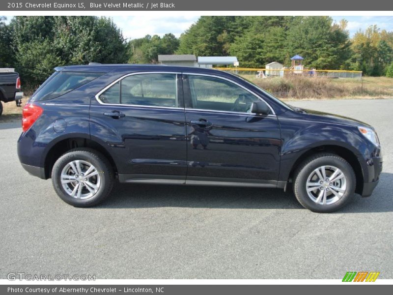 Blue Velvet Metallic / Jet Black 2015 Chevrolet Equinox LS