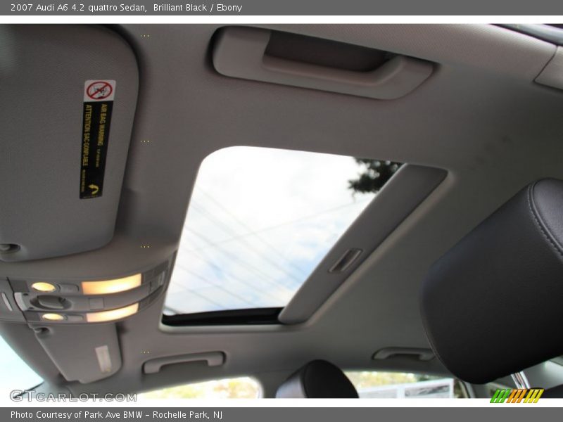 Brilliant Black / Ebony 2007 Audi A6 4.2 quattro Sedan