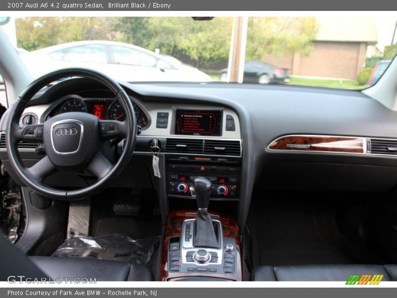 Brilliant Black / Ebony 2007 Audi A6 4.2 quattro Sedan