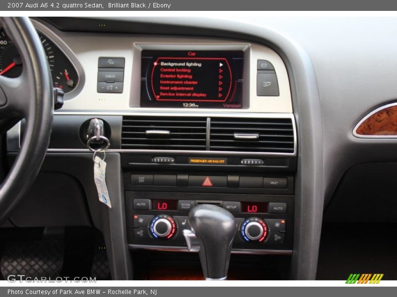 Brilliant Black / Ebony 2007 Audi A6 4.2 quattro Sedan