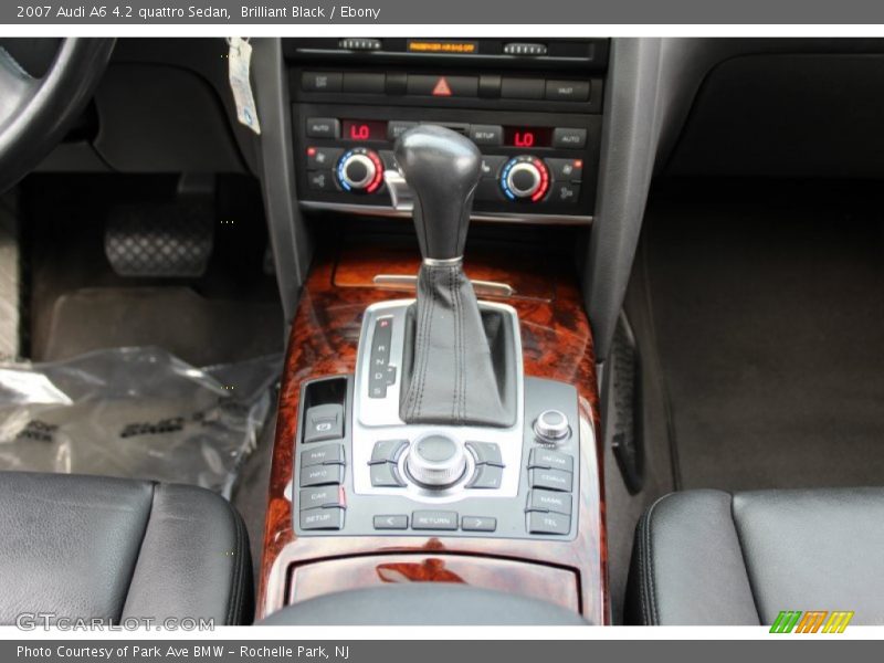 Brilliant Black / Ebony 2007 Audi A6 4.2 quattro Sedan