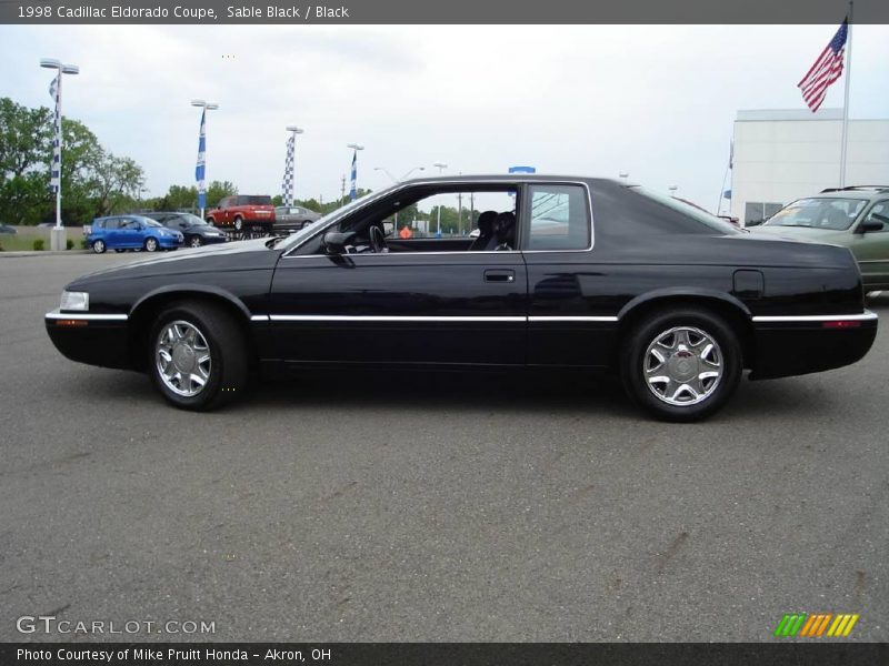 Sable Black / Black 1998 Cadillac Eldorado Coupe