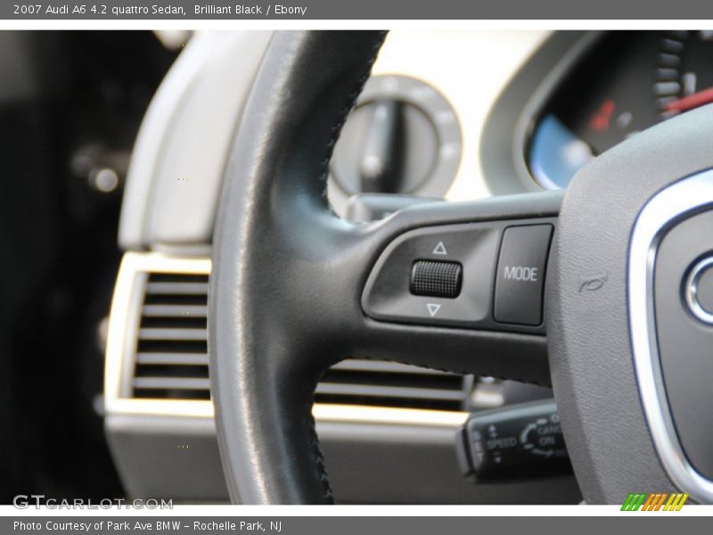 Brilliant Black / Ebony 2007 Audi A6 4.2 quattro Sedan