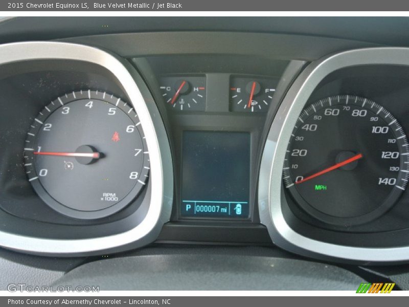 Blue Velvet Metallic / Jet Black 2015 Chevrolet Equinox LS
