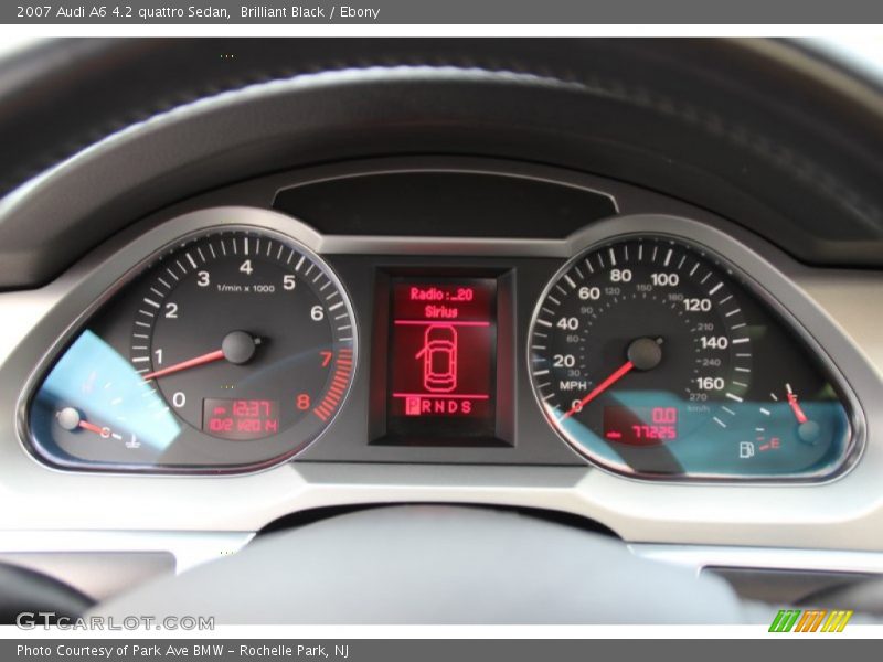 Brilliant Black / Ebony 2007 Audi A6 4.2 quattro Sedan