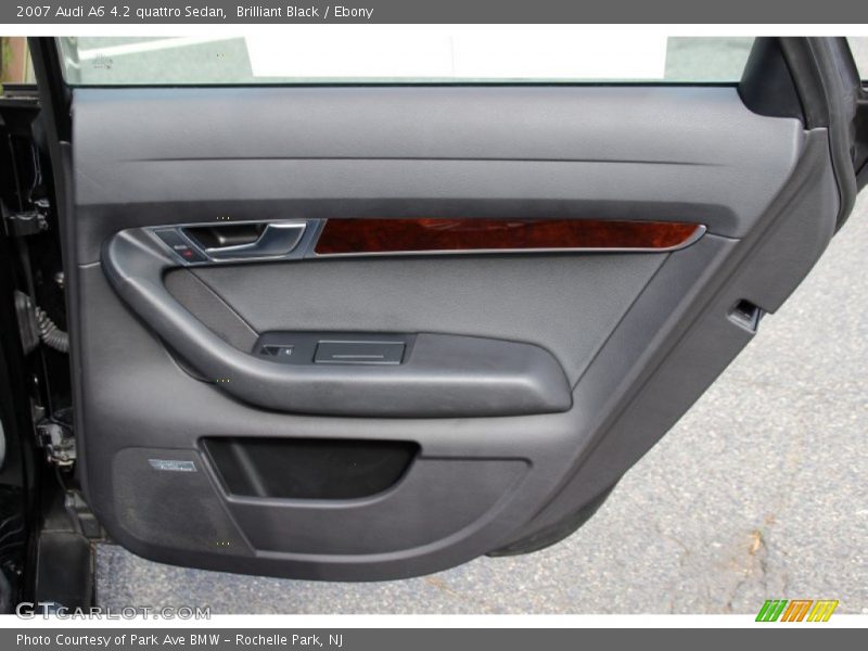 Brilliant Black / Ebony 2007 Audi A6 4.2 quattro Sedan
