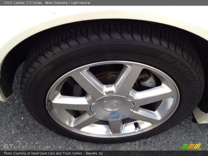 White Diamond / Light Neutral 2003 Cadillac CTS Sedan