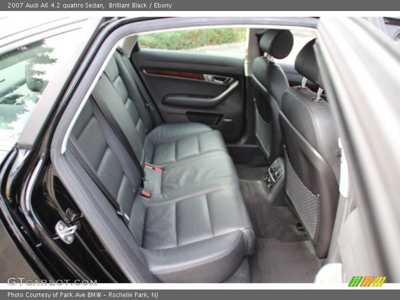 Brilliant Black / Ebony 2007 Audi A6 4.2 quattro Sedan