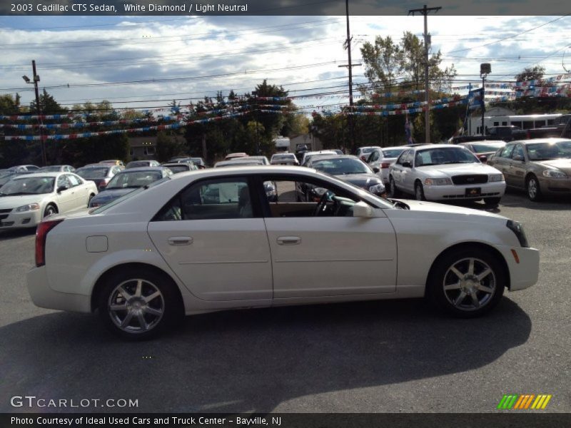 White Diamond / Light Neutral 2003 Cadillac CTS Sedan